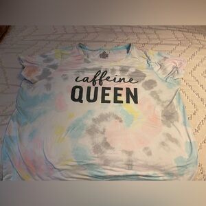 Secret Treasures Pastel Tie-Dye Top